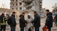 Russian Strike On Apartment Building In Kharkiv, Ukraine, Injures 25 People, Including Nine Children, Regional Governor Says