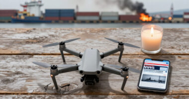 Ukrainian Drone Attack On Russian Port City Kills Four. Fire Reported At Port.