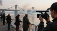 Russian Forces Strike A Second Major Kyiv Bridge Across The Dnipro After Two Days Of Attacks On The South Bridge