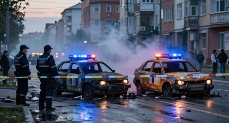 Russian Police Shoot 17-Year-old Suspected Of Setting Two Patrol Cars On Fire In Yekaterinburg