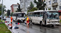 Russian Strike On Two Passenger Buses In Ukraine’s Kramatorsk Kills 33